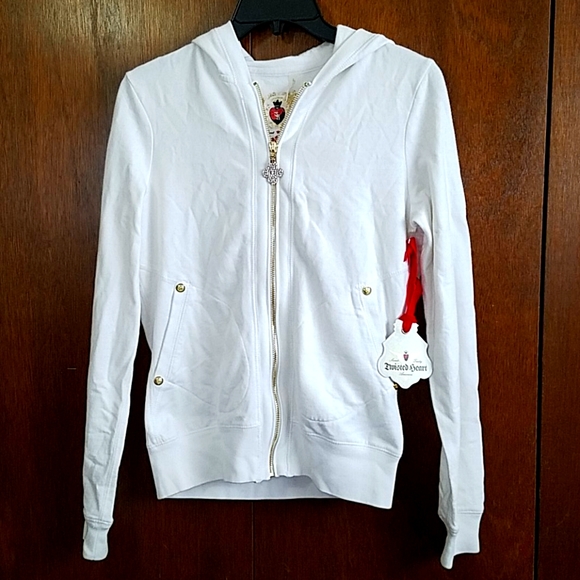 TWISTED HEART Tops - NWOT Twisted Heart Hooded Jacket M